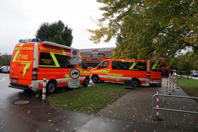 Fluechtlingsunterbringung in einer Sporthalle in Kirchheim